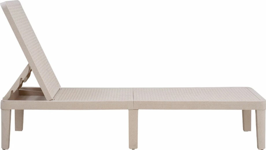 Shezlong Seagull, ngjyrë terrazzo, 191x55x29cm