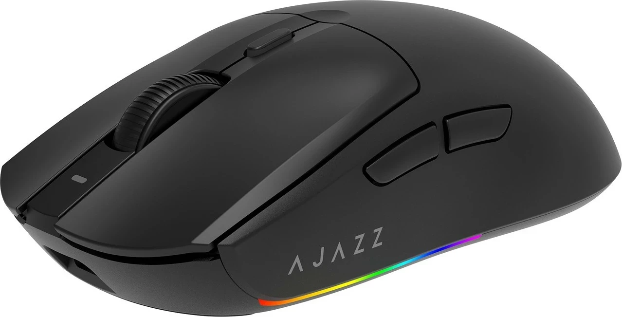 Maus pa kabllo Ajazz AJ139 V2 MC, 12000 DPI, stacion karikimi, e zezë
