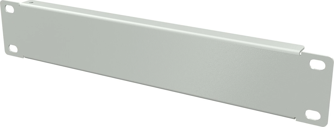 Panel mbulues rack EFB Elektronik 10" 1U, çelik, 254 mm, gri RAL7035