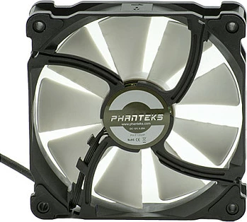 Ventilator Kasë Phanteks PH-F120XP, 120 mm, Zi/Bardhë