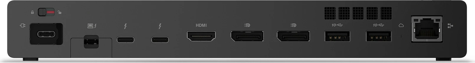 Dock Lenovo Thunderbolt 5 Smart Dock WS 265W, e zezë