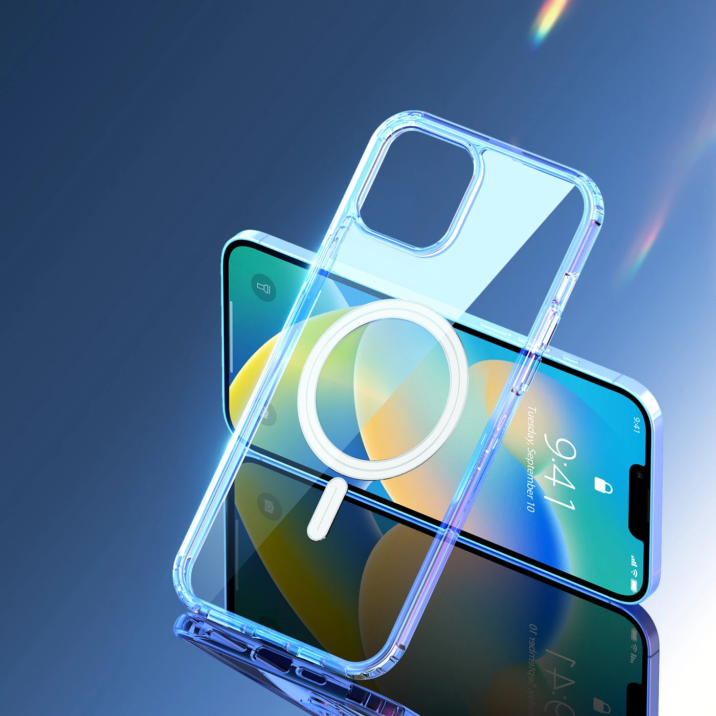 Mbështjellës Dux Ducis Clin për iPhone 14 Plus, kompatibil me MagSafe, Transparent