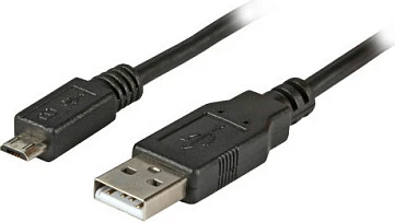 Kabllo USB EFB Elektronik K5228SW.1V2, USB-A në Micro-USB B, 1 m, USB 2.0, e zezë