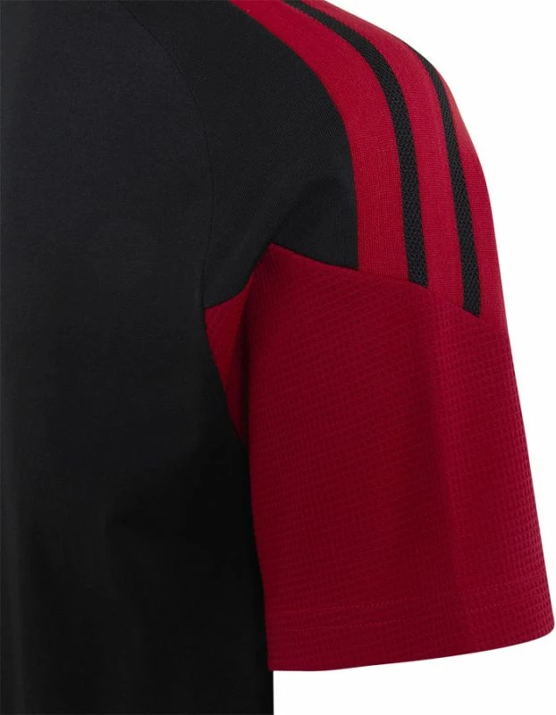 Maicë për fëmijë adidas Manchester United Tiro 26 Tee JSY KC4919, e zezë [Madhësia: 164 cm]