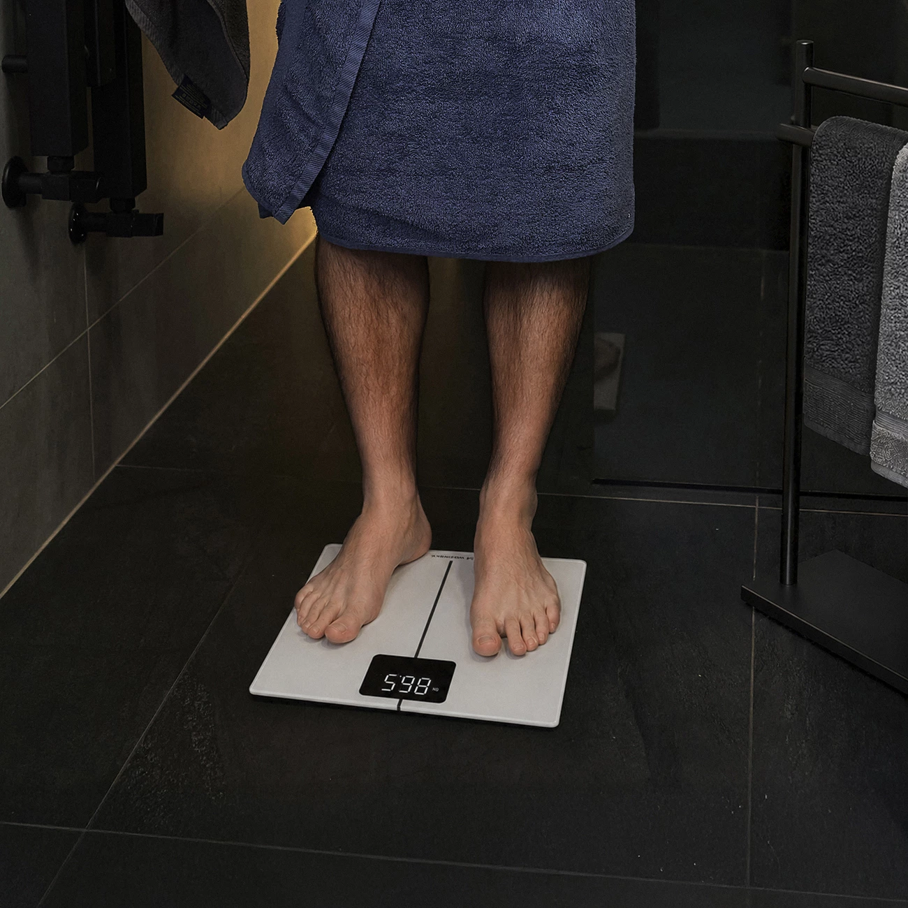 Peshore e mençme Bluetooth Wozinsky WIWL-180 180 kg, e bardhë