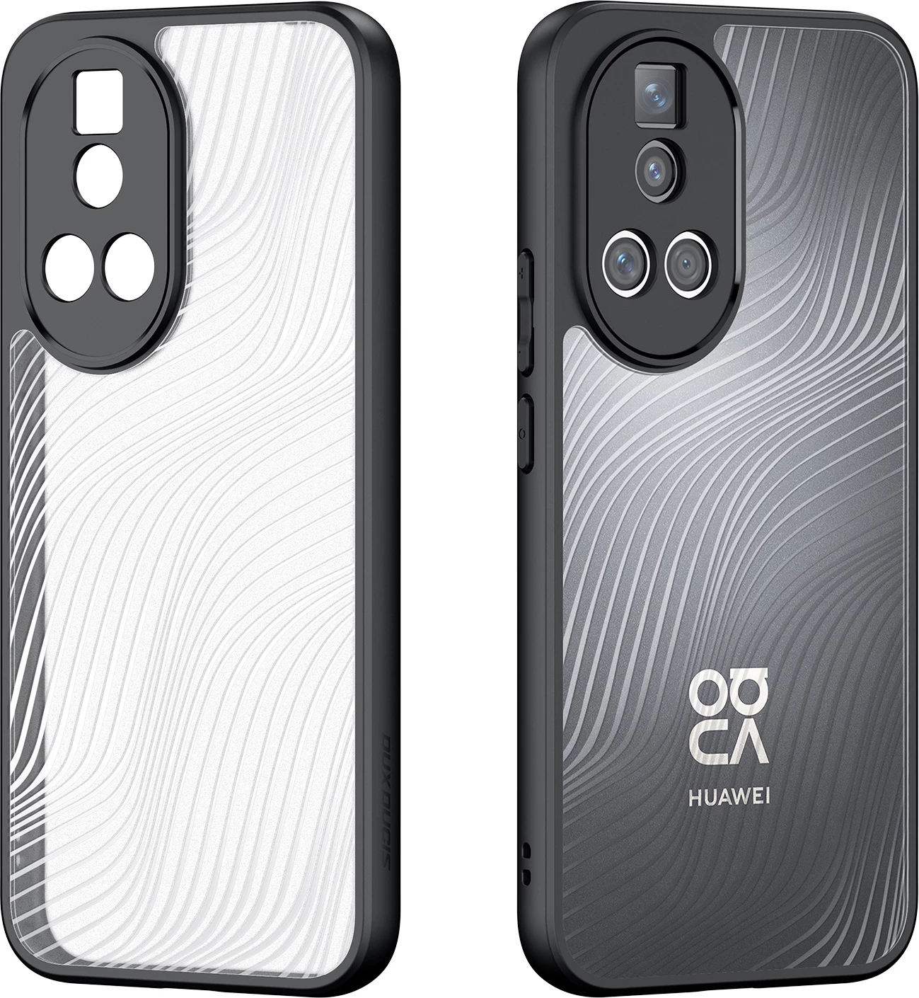 Mbështjellës Dux Ducis Aimo për Huawei Nova 12 Pro, zi