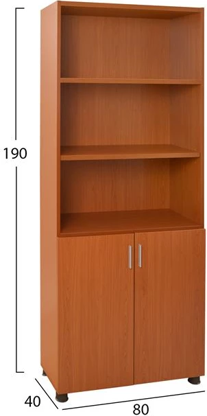 Raft profesional për zyre, ngjyrë qershie, FH2055.13, 80x40x190 cm