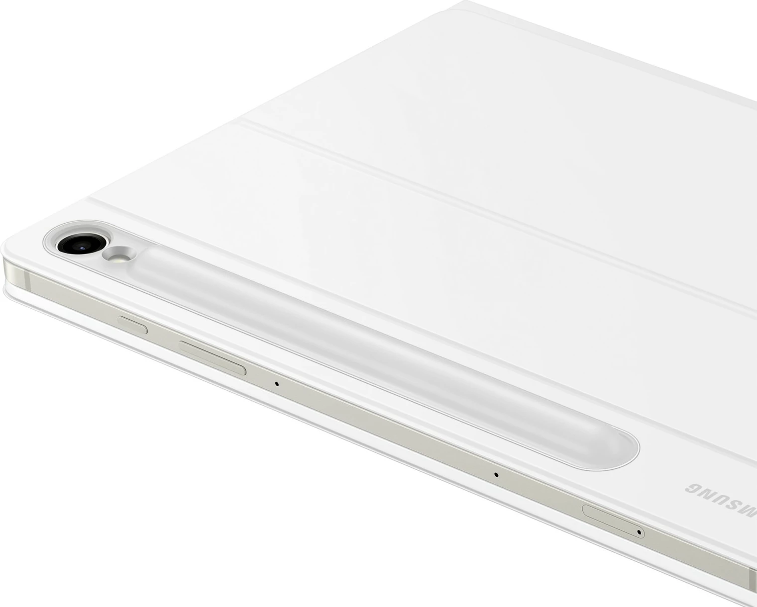 Mbështjellës tastierë Samsung EF-DX725, QWERTZ, Touchpad, Galaxy Tab S9, Galaxy Tab S9 FE, Bardhë