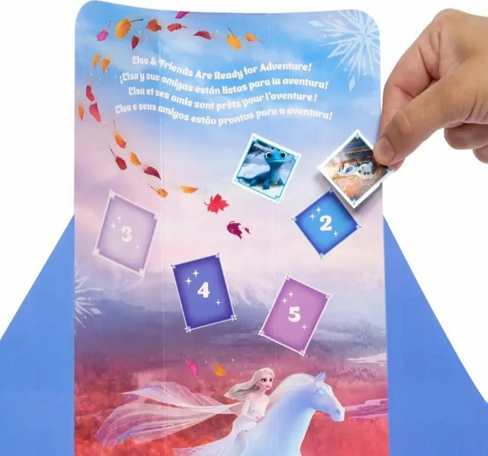 Kukull Disney Frozen Spin & Reveal Elsa HTG25, set interaktiv me surpriza e aksesorë, shumëngjyrëshe