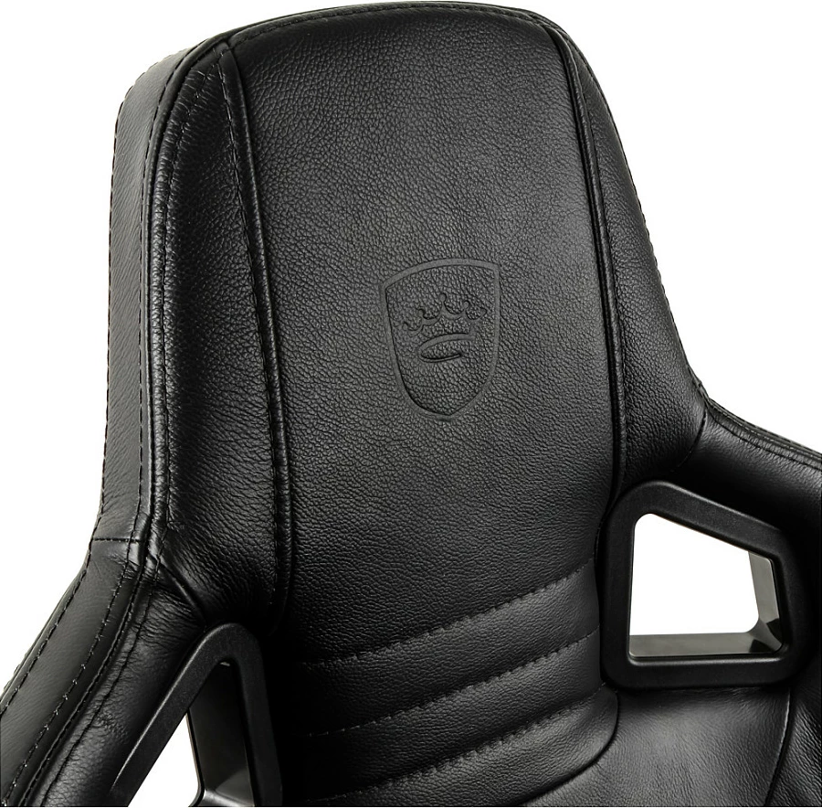 Karrige gaming Noblechairs EPIC, lëkurë e vërtetë, e zezë