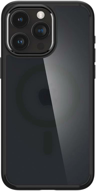 Mbështjellës Spigen Ultra Hybrid Mag për iPhone 15 Pro Max, MagSafe, Transparent/Black
