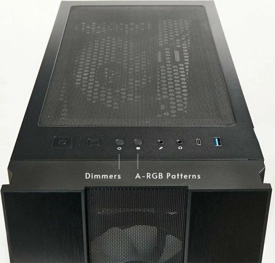 Kasë Chieftec Hunter 2 GS-02B-OP Midi Tower ATX ARGB USB-C e zezë