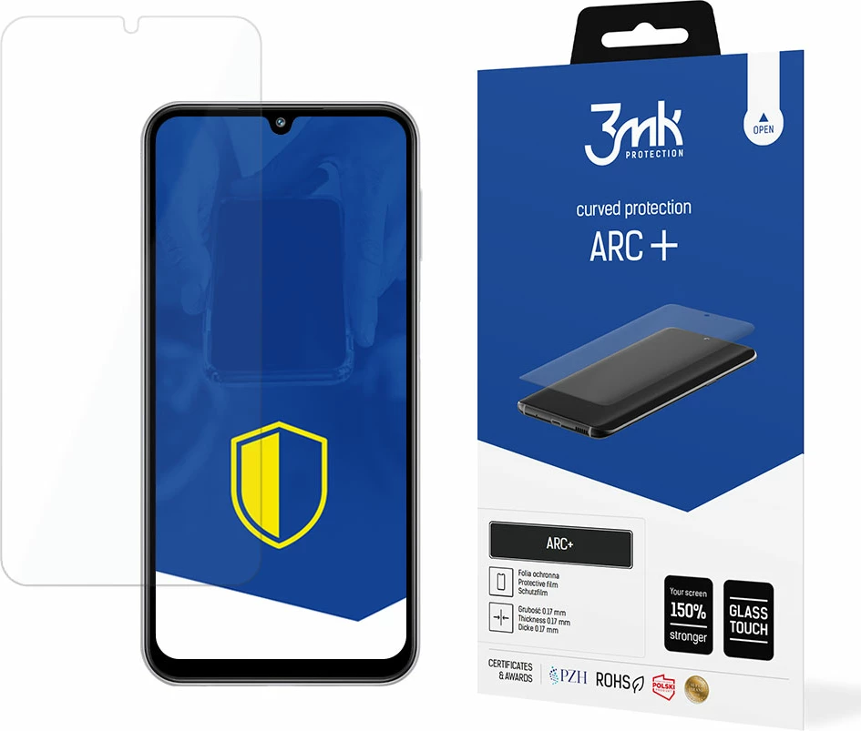 Folje mbrojtëse për ekran, 3mk Protection ARC+, për Samsung Galaxy M34 5G, Transparent