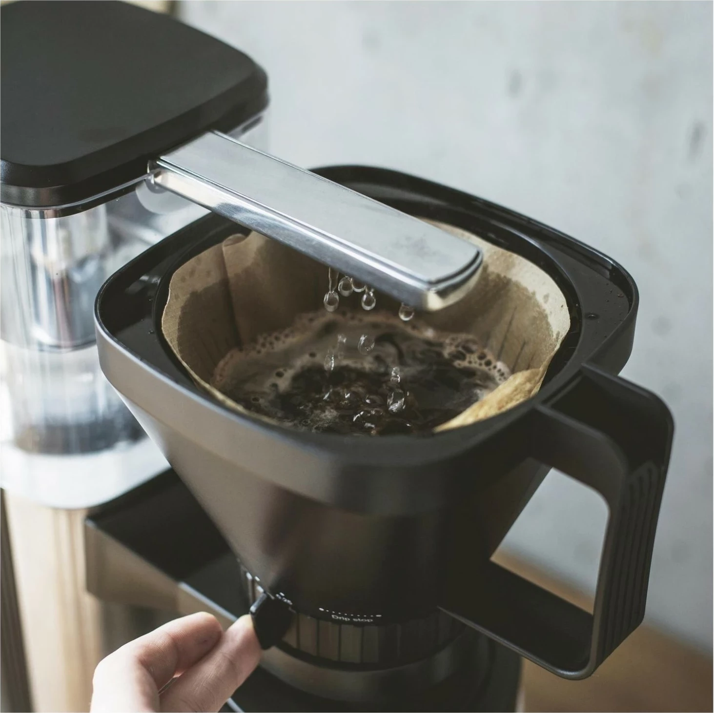 Aparat kafeje Gastroback 42706, 1.25L, 1550W, ngjyrë argjendi