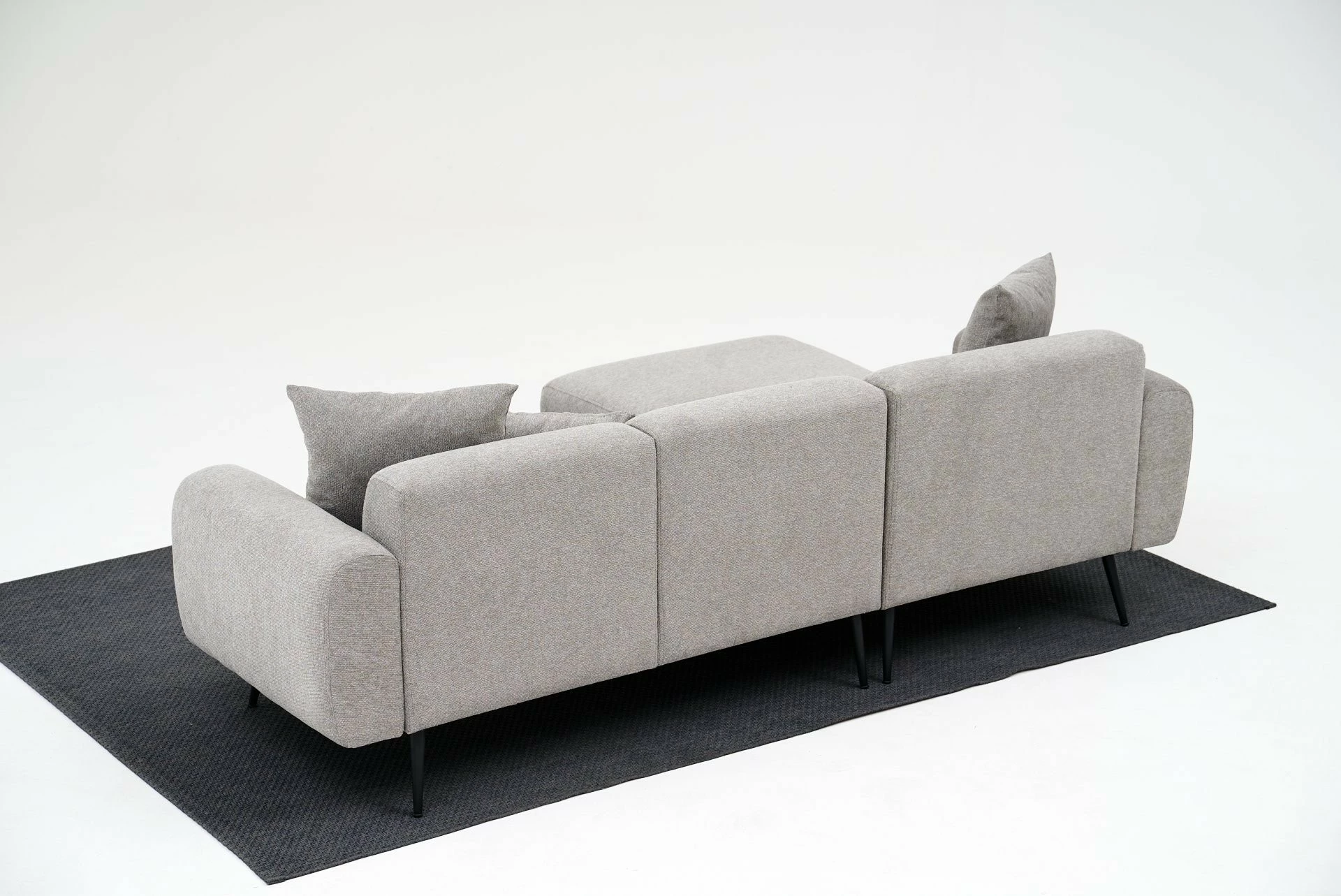 Këndare Atelier del Sofa, anash majtas, ngjyrë gri e çelët