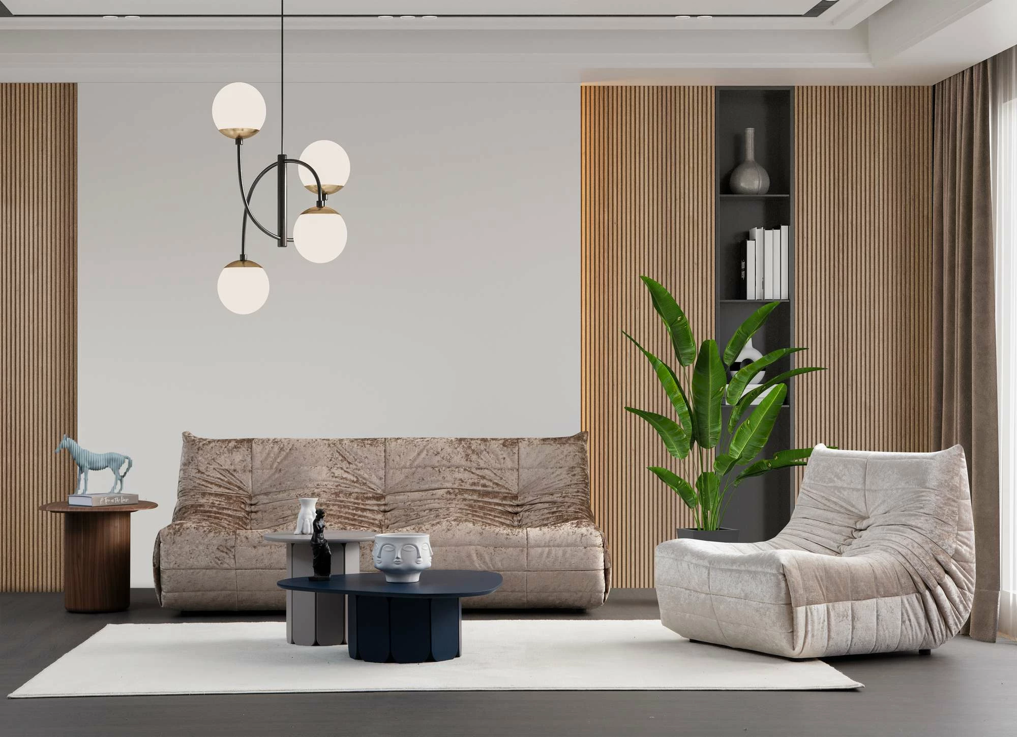 Divan treshe, Atelier del Sofa, Bocek, krem