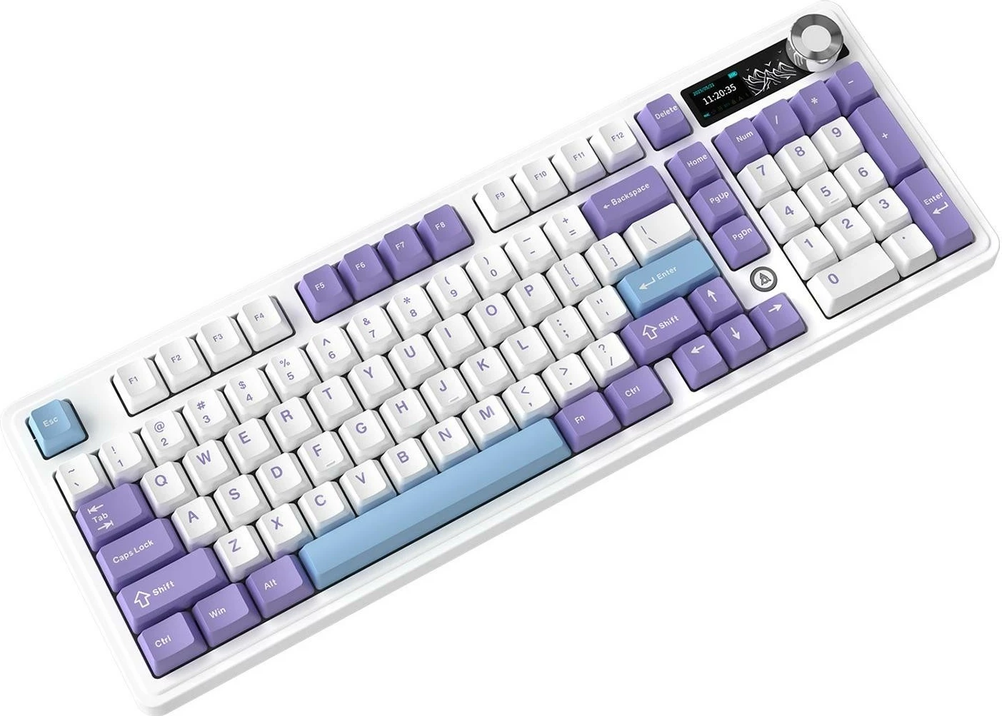 Tastierë mekanike Ajazz AK980 V2, 98%, wireless/Bluetooth, RGB, hot-swap, vjollcë