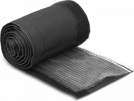 Mëngë mbrojtëse EMI DeLOCK 1 m x 20 mm, me velkro, rezistente ndaj nxehtësisë, e zezë