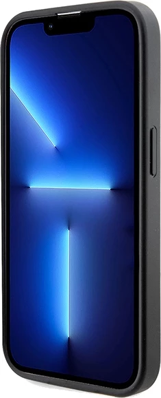 Mbështjellës Guess 4G Printed Stripes MagSafe për iPhone 15 Pro Max, i zi