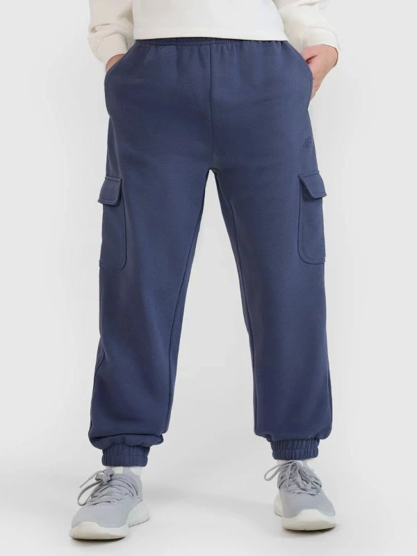 Pantallona sportive për fëmijë 4F, të gjelbra