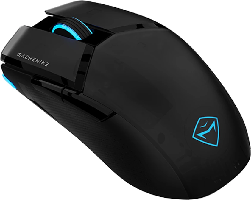 Maus gaming wireless Machenike M7 Pro, PAW3395, 26000 DPI, 74g, RGB, USB-C, zi