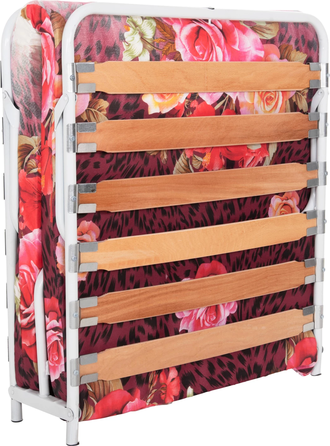 Shtrat kamping palosës me dyshek 6cm shkumë 180x80 me mbështetje druri