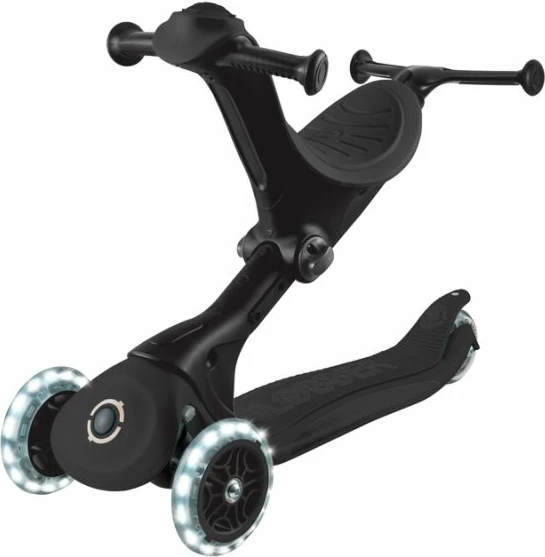 Trotinetë me ulëse Globber GO•UP DELUXE LIGHTS 3-në-1 për fëmijë