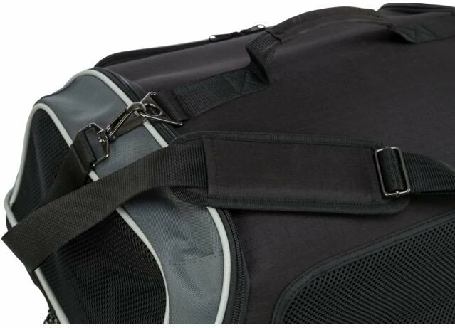 Çantë transporti për kafshë Trixie 28907, airline/IATA, deri 7 kg, 55x40x23 cm, EVA/poliester, e zezë