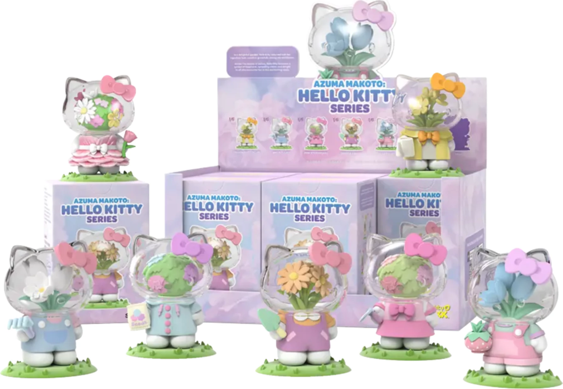 Figurinë koleksionuese Mighty Jaxx Azuma Makoto x Sanrio Hello Kitty Series, vinyl, kuti surprizë, 1 copë (random)