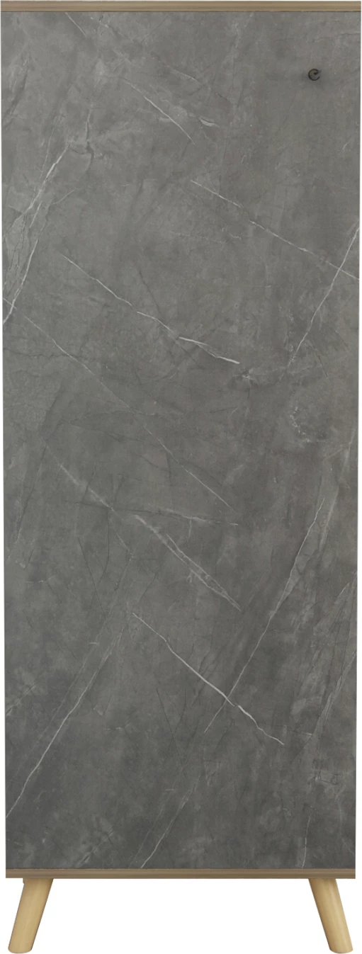 Dollap këpucësh ALVARO FH8954.14 melaminë, teksturë guri, 50x38x135 cm