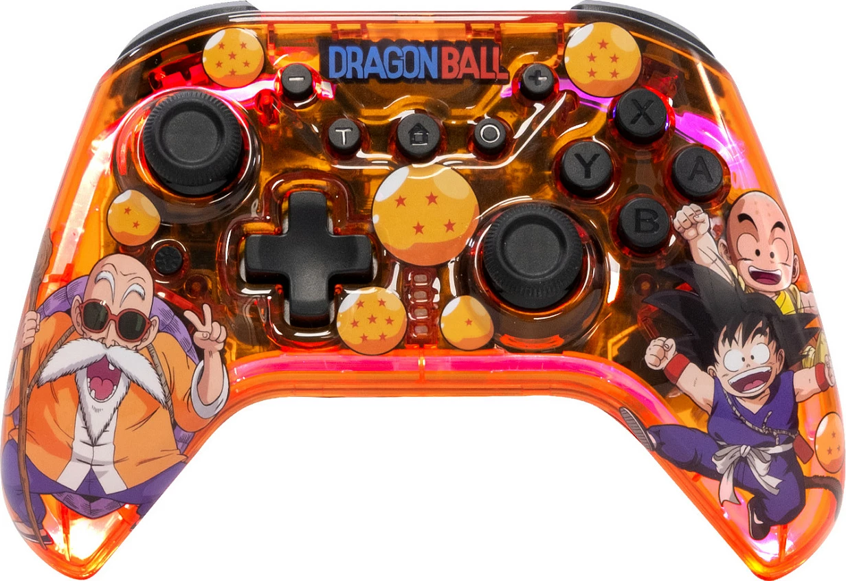 Kontrollor Blade Dragon Ball për Switch, wireless Bluetooth/USB, portokalli