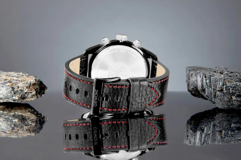 Orë dore meshkuj Giewont GW8810-A1, e zezë