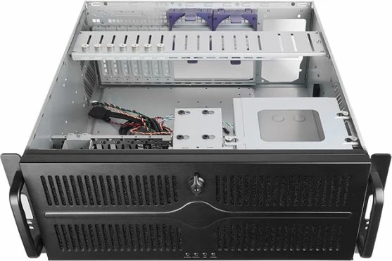 Kasë serveri rackmount 4U CHIEFTEC UNC-409S-B-OP, ATX/mATX, thellësi 482 mm, USB 3.0, e zezë
