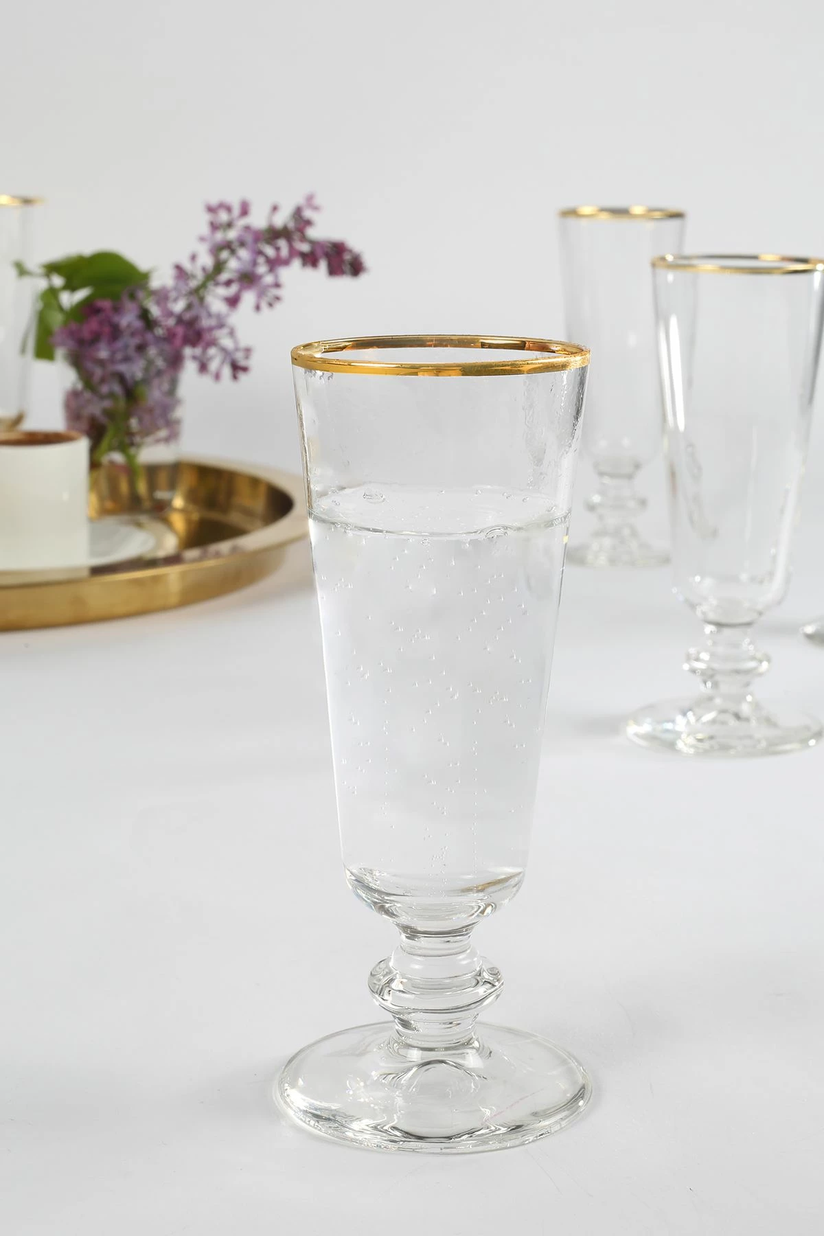 Set gotash prej qelqi (4 copë), Hermia Concept, Pure 180 - ari, transparent