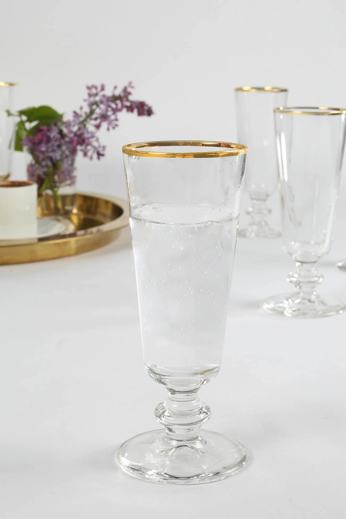 Set gotash prej qelqi (4 copë), Hermia Concept, Pure 180 - ari, transparent