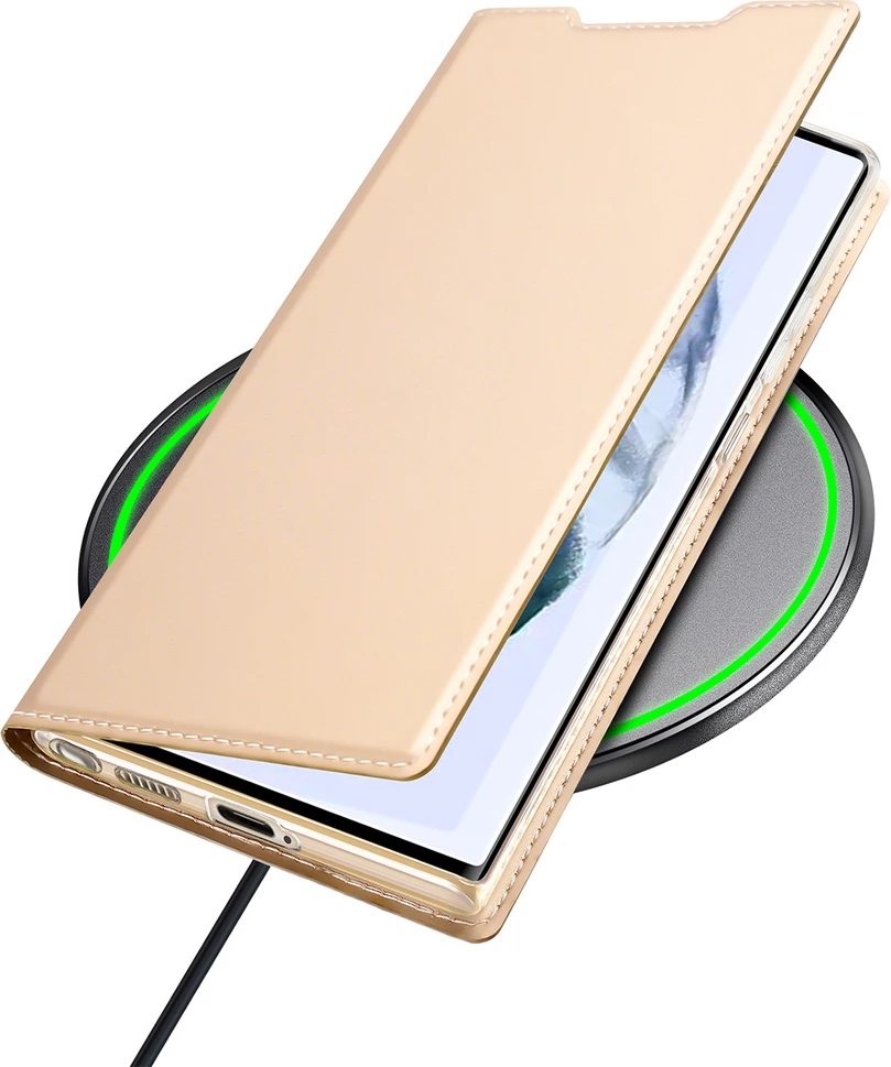 Mbështjellës Dux Ducis Skin Pro për Samsung Galaxy S22 Ultra, gold