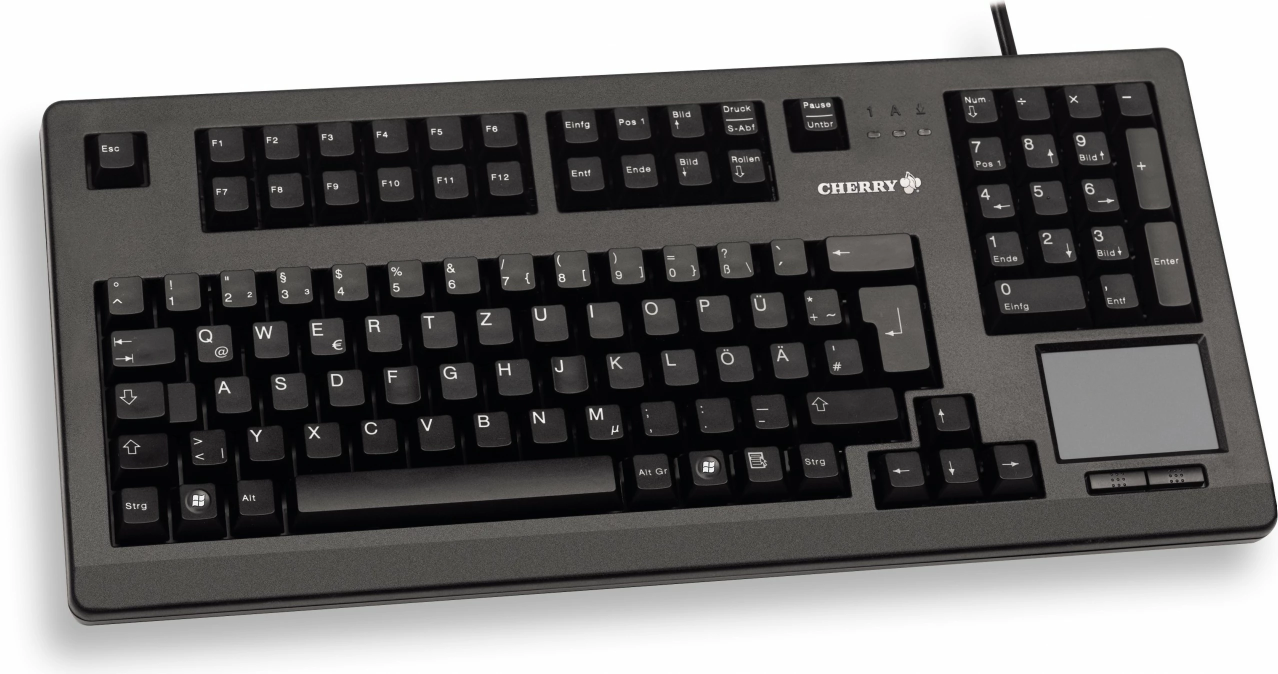 Tastierë Cherry TouchBoard G80-11900, Full-size, Wired, USB, Mekanike, QWERTZ, E zezë