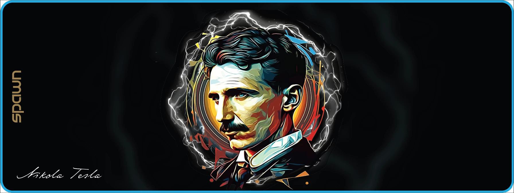 Mauspad Spawn Tesla XL 800×300×3 mm, i zi