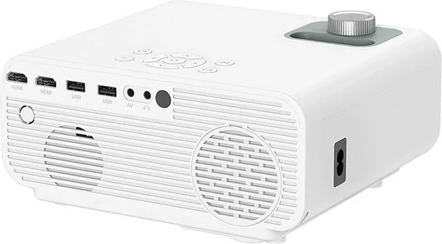 Projektor LED BlitzWolf BW-V5, 1080p, HDMI, USB, AV, i bardhë