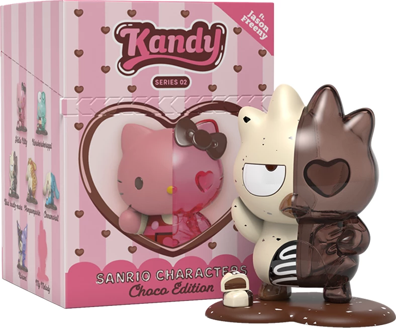 Figurinë koleksionuese Mighty Jaxx Kandy x Sanrio ft. Jason Freeny Series 02 (Choco Edition) blind box