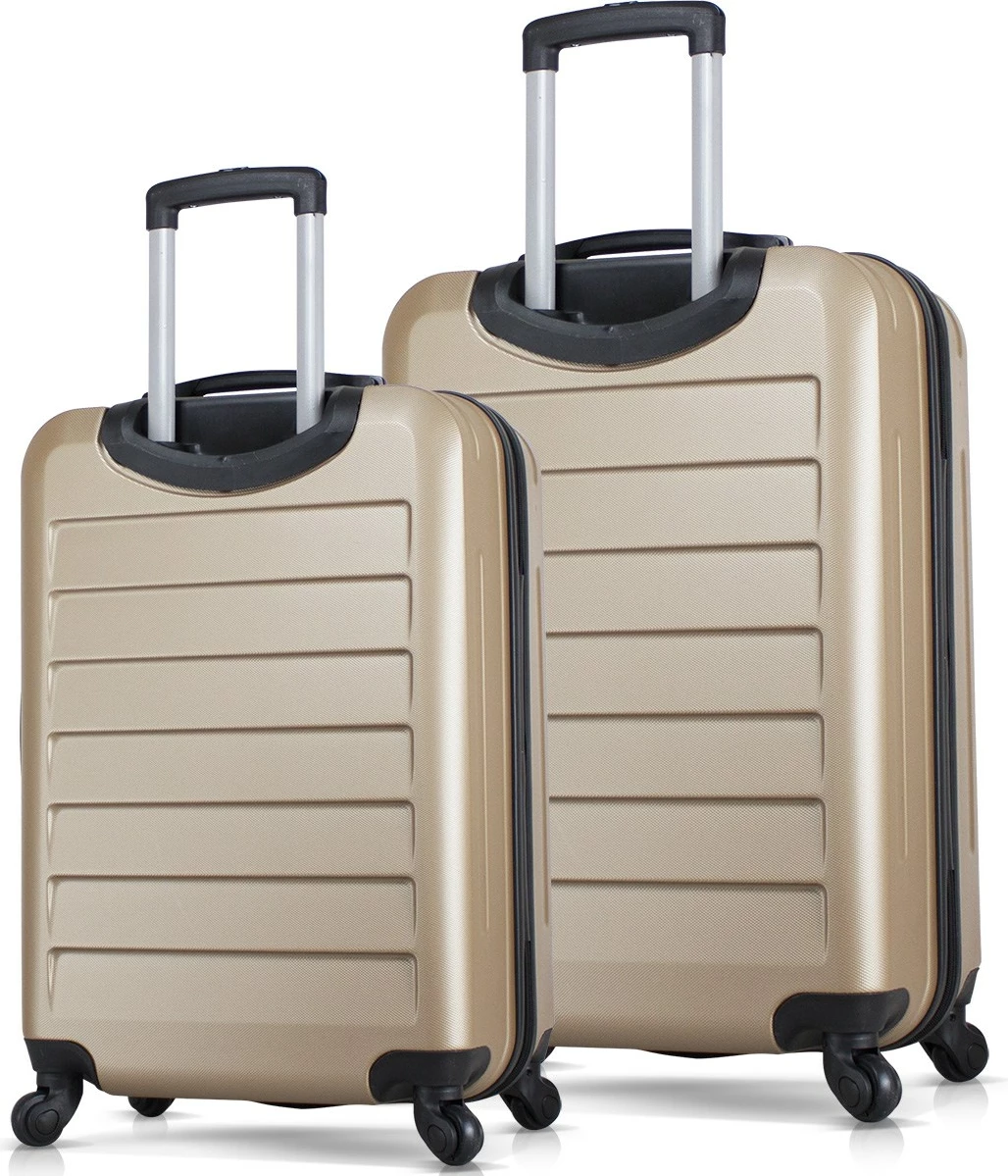 Set valixhesh (2 copë), ngjyrë ari, Zoozie Bags, 6516