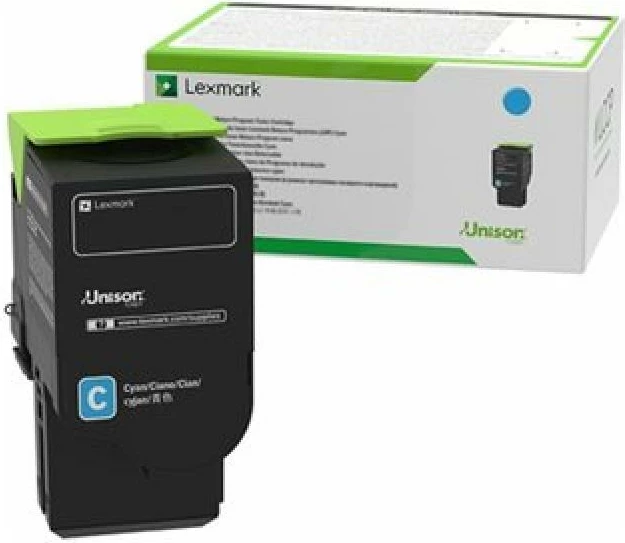 Toner Lexmark 78C2UCE rendiment 5,500–8,800 Cyan