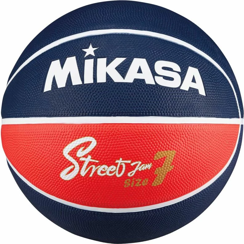 Top Basketbolli Mikasa BB702B-NBRW për Meshkuj dhe Femra, Blu Marin dhe Kuq