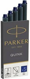 Katrixha boje për stilolaps Parker 1950384 QUINK, 5 copë, blu, e zezë