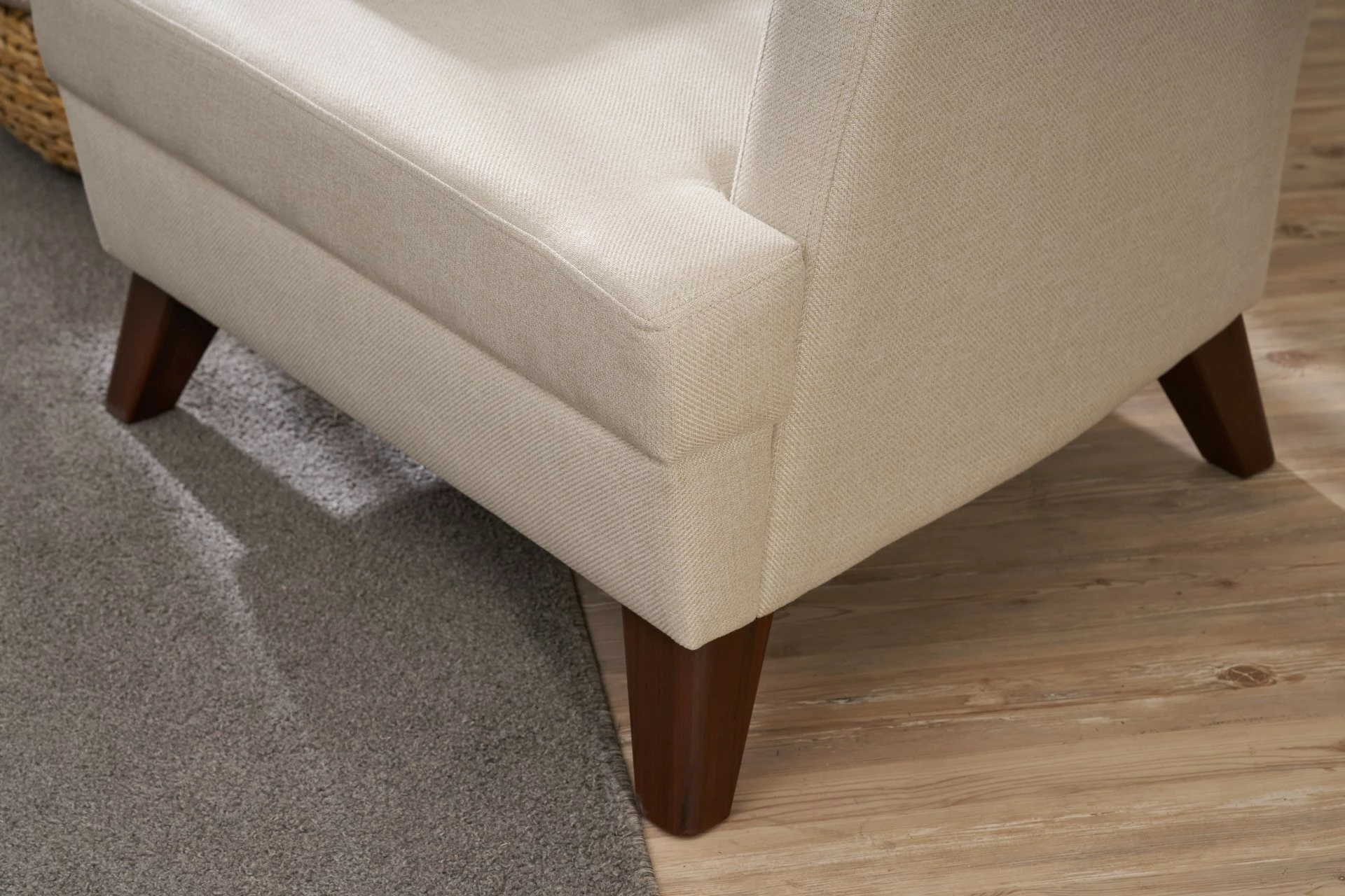 Karrige një vendëshe Atelier del Sofa, Aly Arzilla, krem