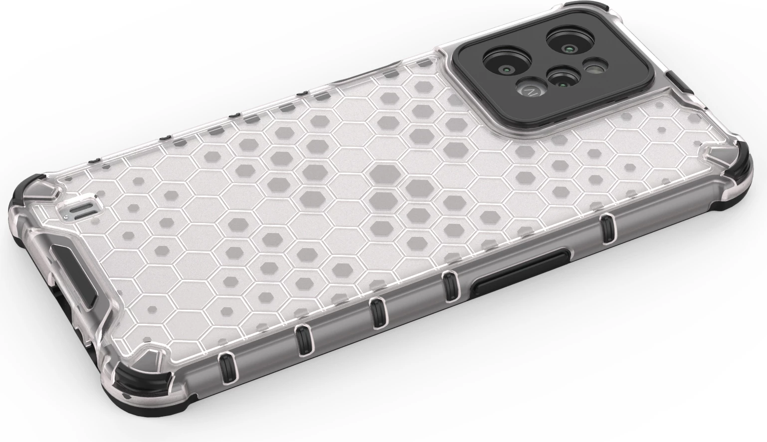 Mbështjellës Hurtel Honeycomb për Realme C31, Transparent