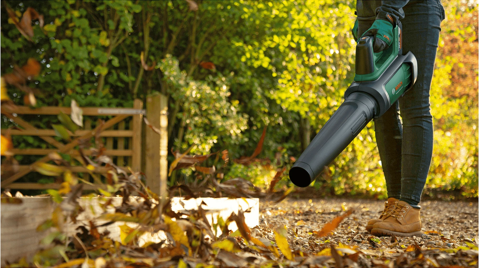 Fryrës gjethe Bosch Advanced LeafBlower 36V-750, bateri Li-Ion 2.0Ah, POWER FOR ALL, gjelbër/zi