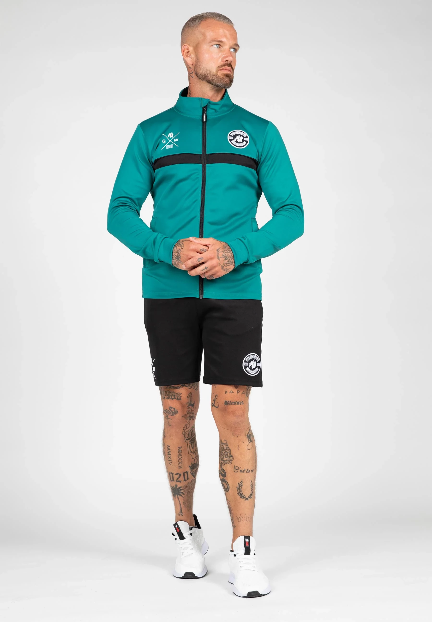 Vernon Track Jacket - Teal Green [Madhësia: XL]