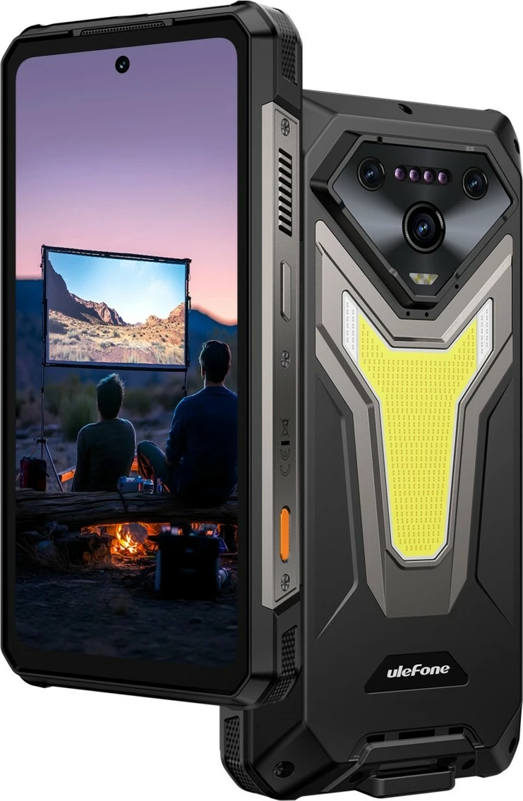 Celular Ulefone Armor 34 Pro Plus 5G 16/512GB, projektor DLP 150 lm, bateri 25500 mAh, i zi