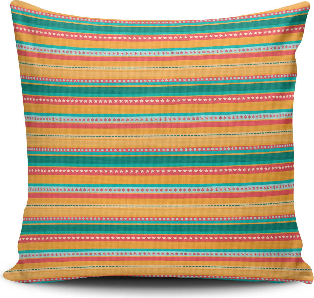 Jastëk dekorativ Aberto Design, shumëngjyrësh, NKRLNT-141, 43x43cm